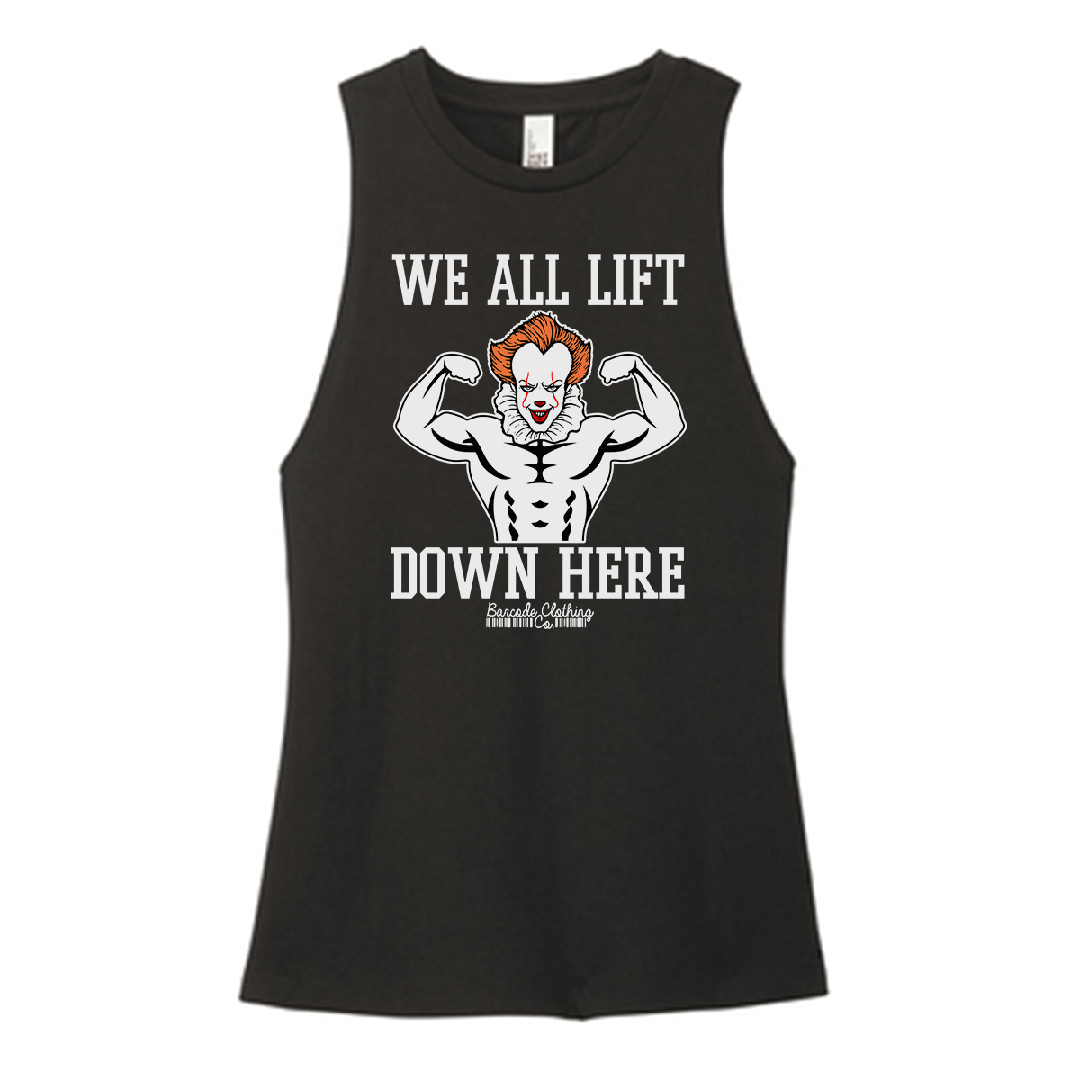 We All Lift Down Here Color Muscle Tank