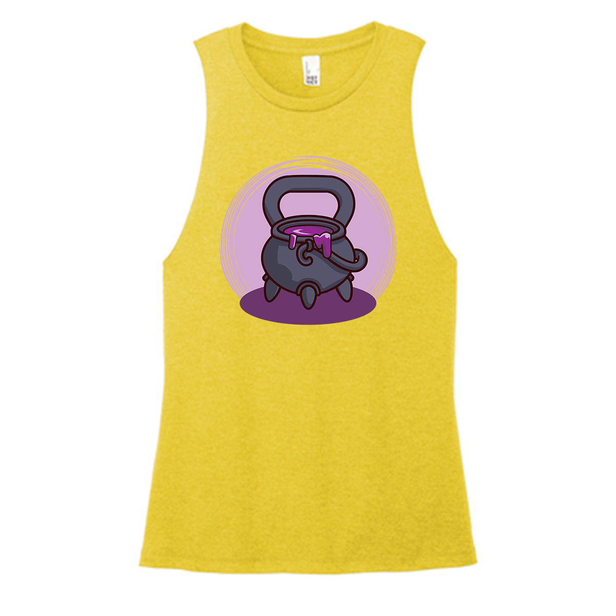 Kettlebell Couldron Color Muscle Tank