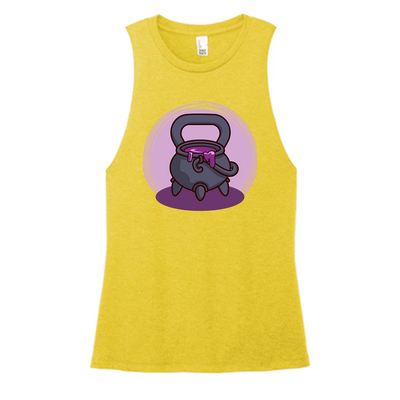 Kettlebell Couldron Color Muscle Tank