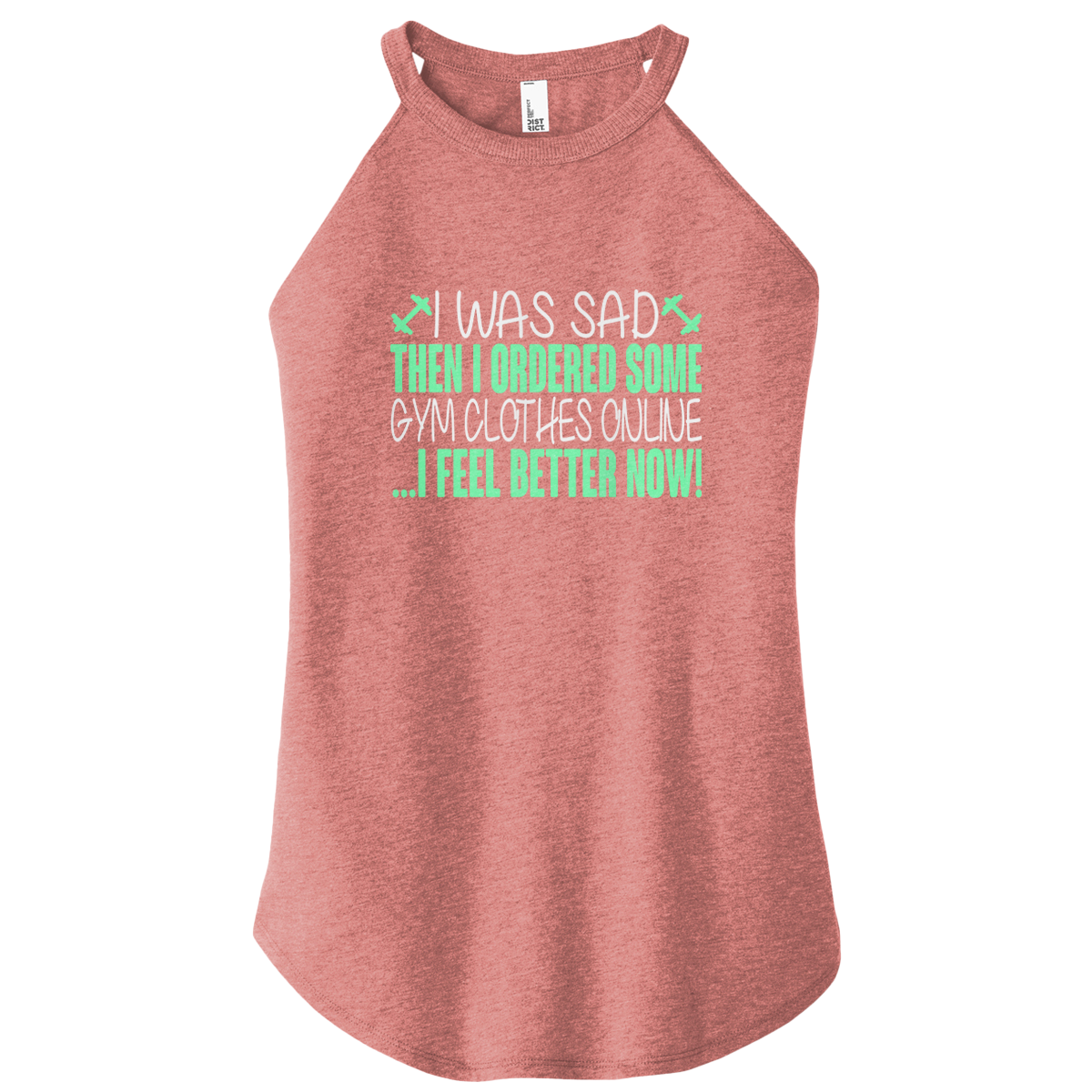I Was Sad Color Rocker Tank