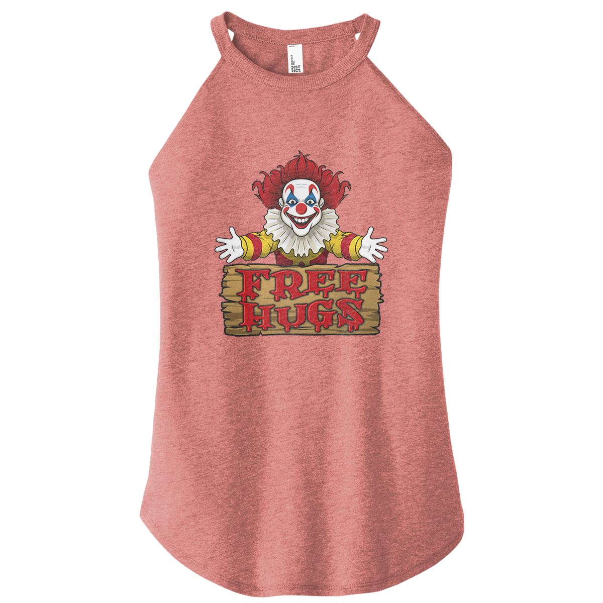 Free Hugs Color Rocker Tank