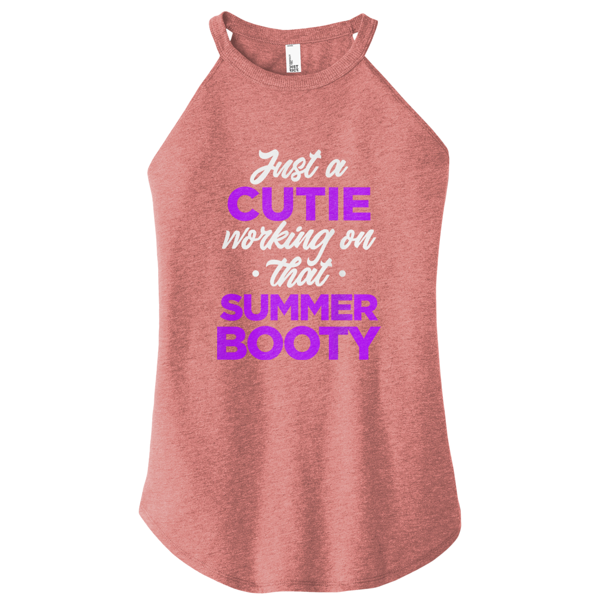 Summer Booty Color Rocker Tank