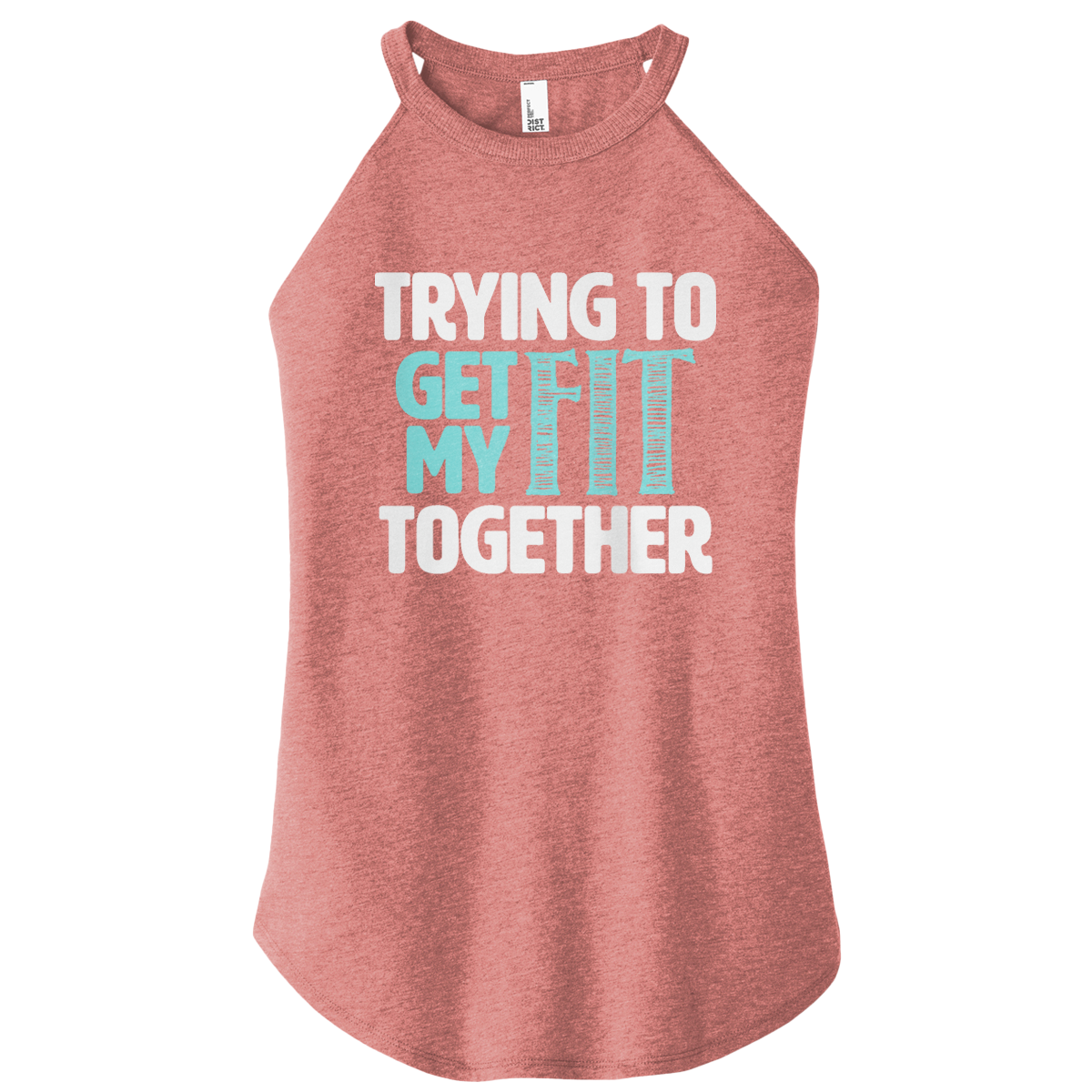 Fit Together Color Rocker Tank