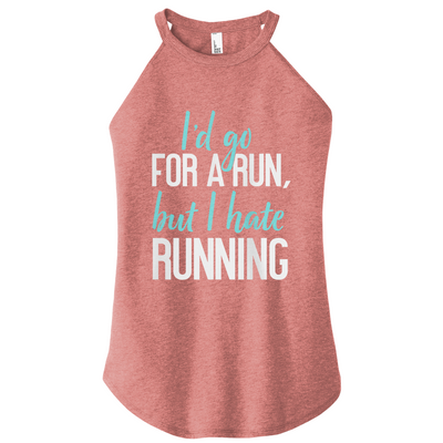 Go For A Run Color Rocker Tank