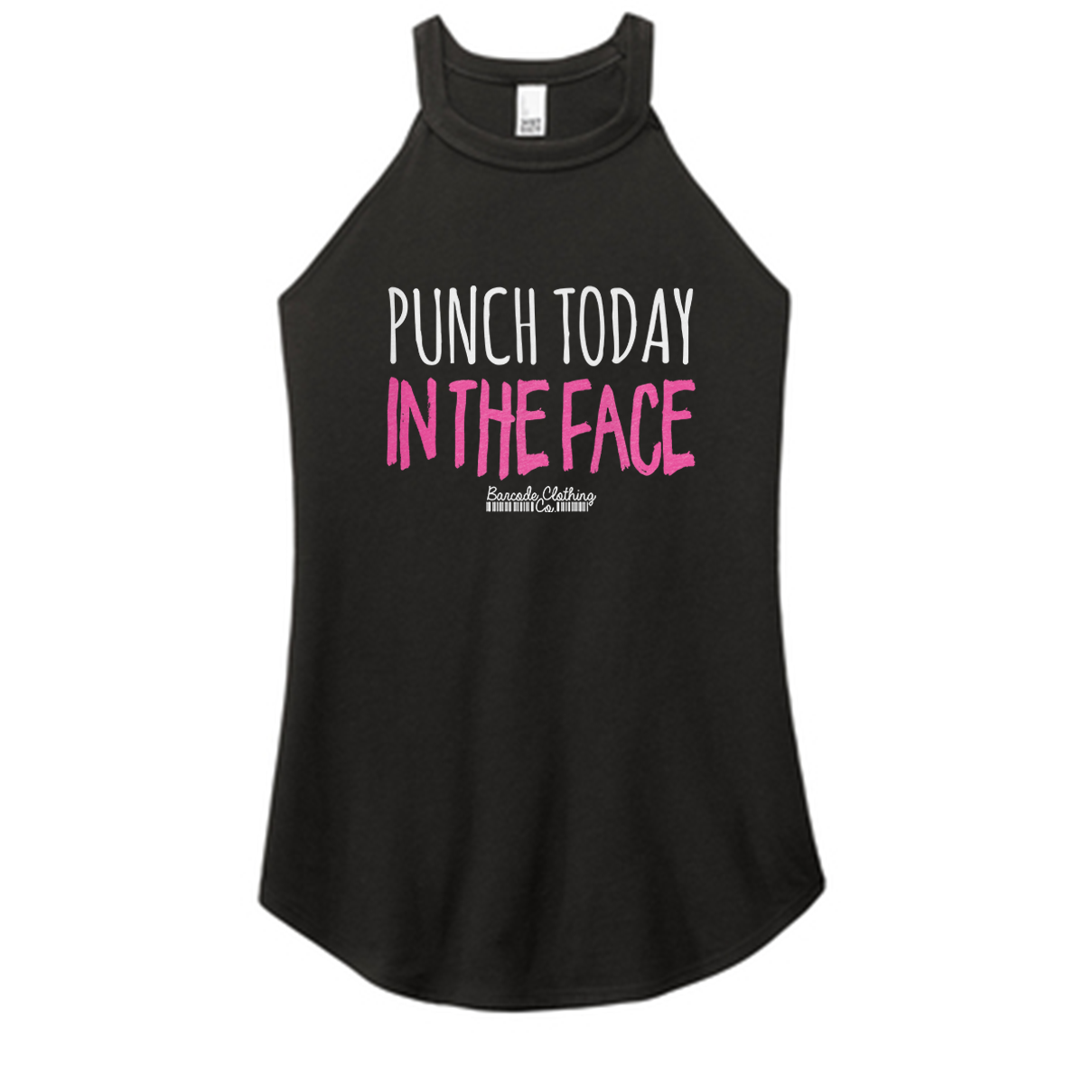 Punch Today In The Face Color Rocker Tank