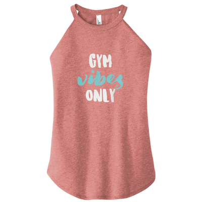 Gym Vibes Only Color Rocker Tank