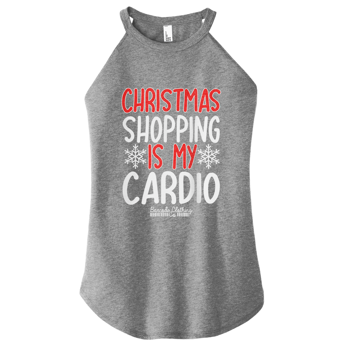 Christmas Is My Cardio Color Rocker Tank
