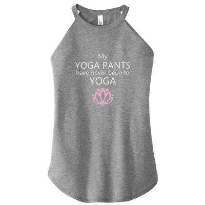 Never Been To Yoga Color Rocker Tank