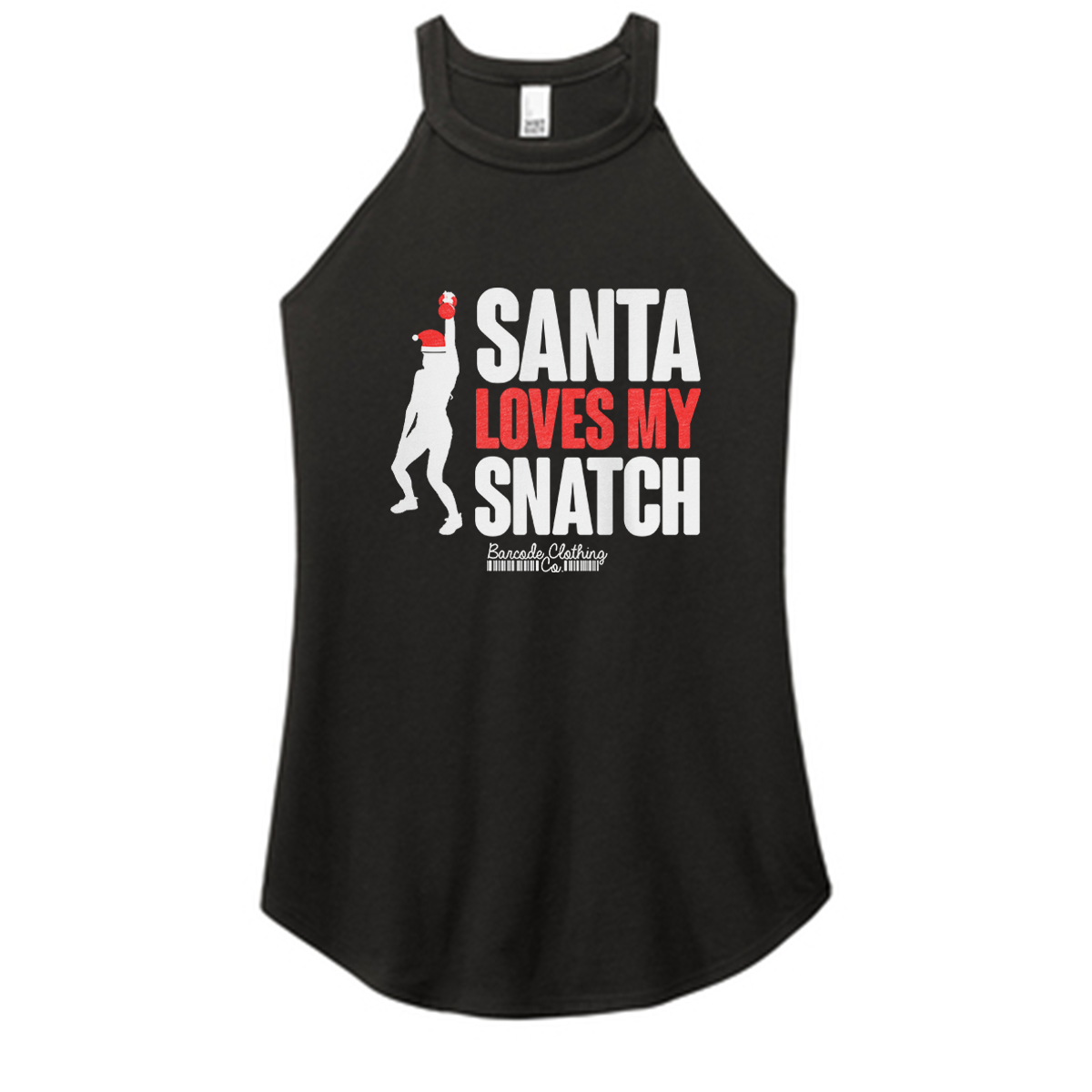 Santa Loves My Snatch Color Rocker Tank