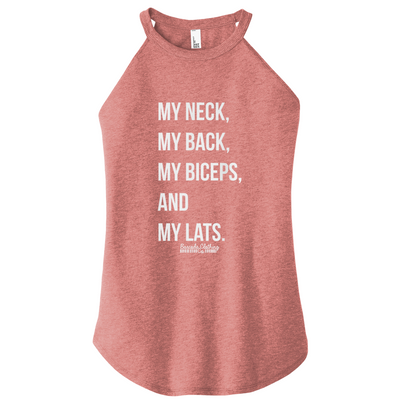 My Neck My Back My Biceps Color Rocker Tank