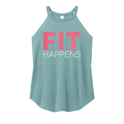 FIT Happens Color Rocker Tank