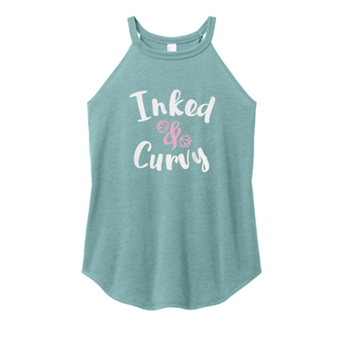 Inked & Curvy Color Rocker Tank