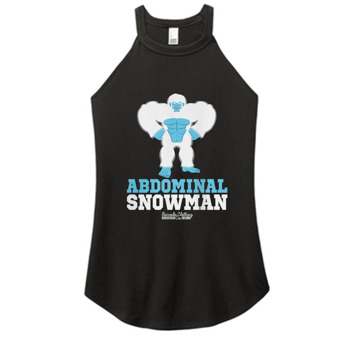 Abdominal Snowman Color Rocker Tank