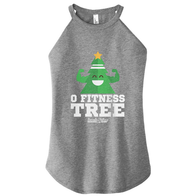 O Fitness Tree Color Rocker Tank