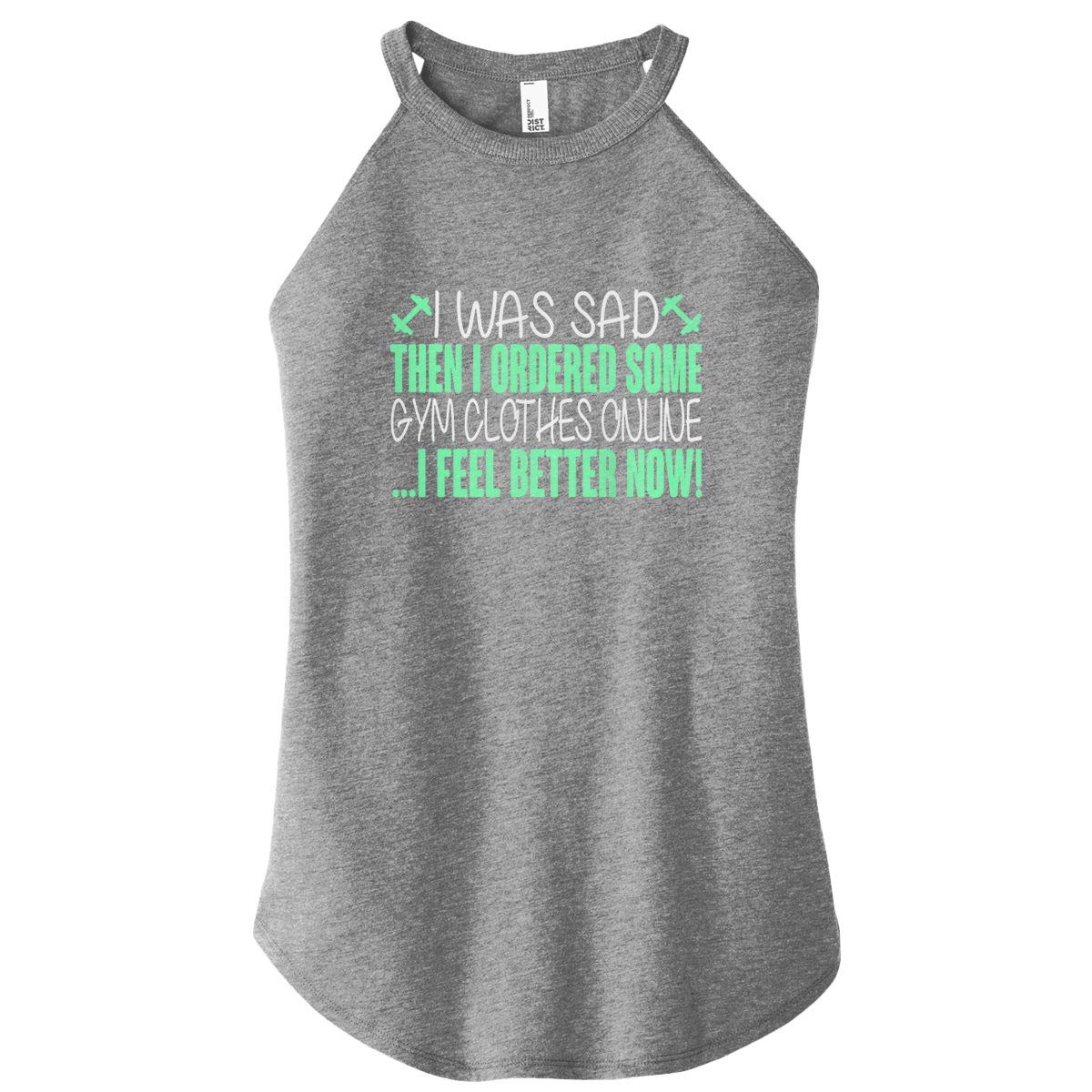 I Was Sad Color Rocker Tank