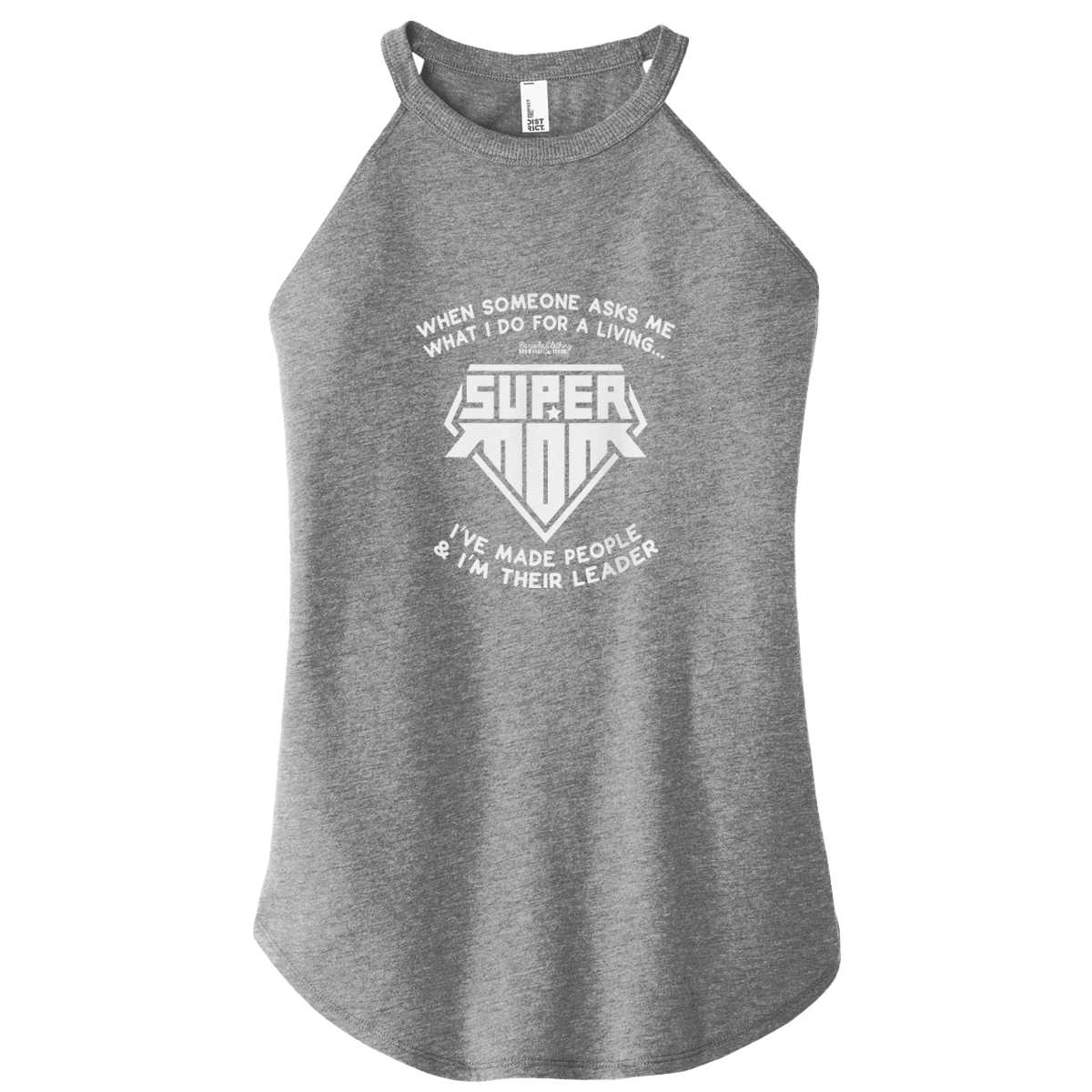 Super Mom Color Rocker Tank