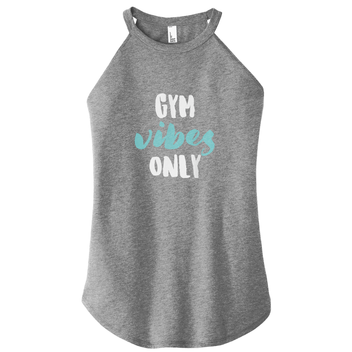 Gym Vibes Only Color Rocker Tank