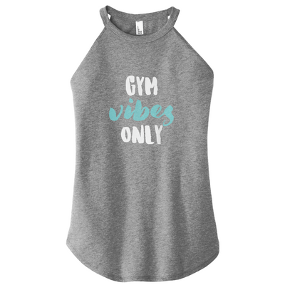 Gym Vibes Only Color Rocker Tank