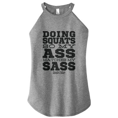 Doing Squats So My Ass Rocker Tank