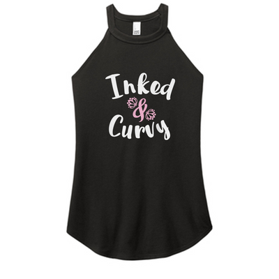 Inked & Curvy Color Rocker Tank