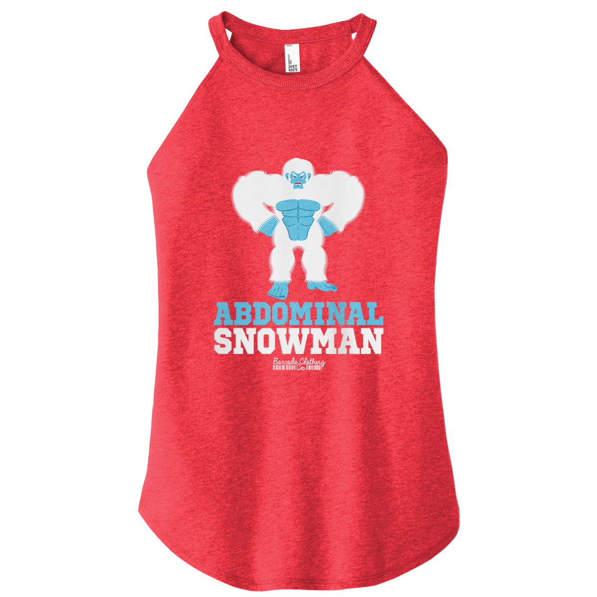 Abdominal Snowman Color Rocker Tank
