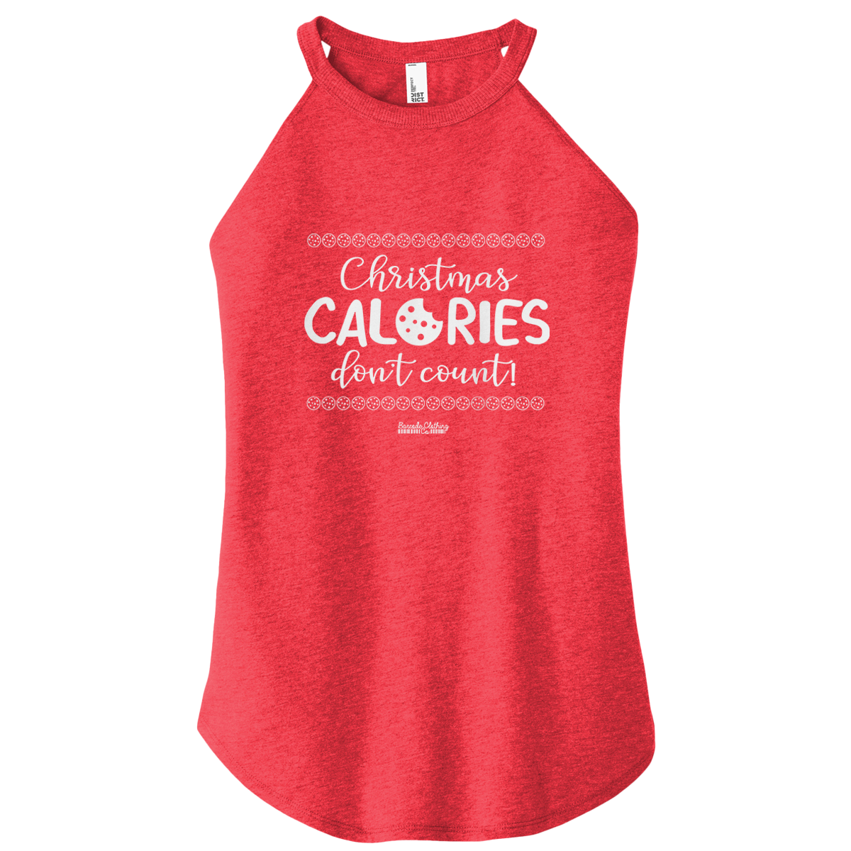 Christmas Calories Color Rocker Tank