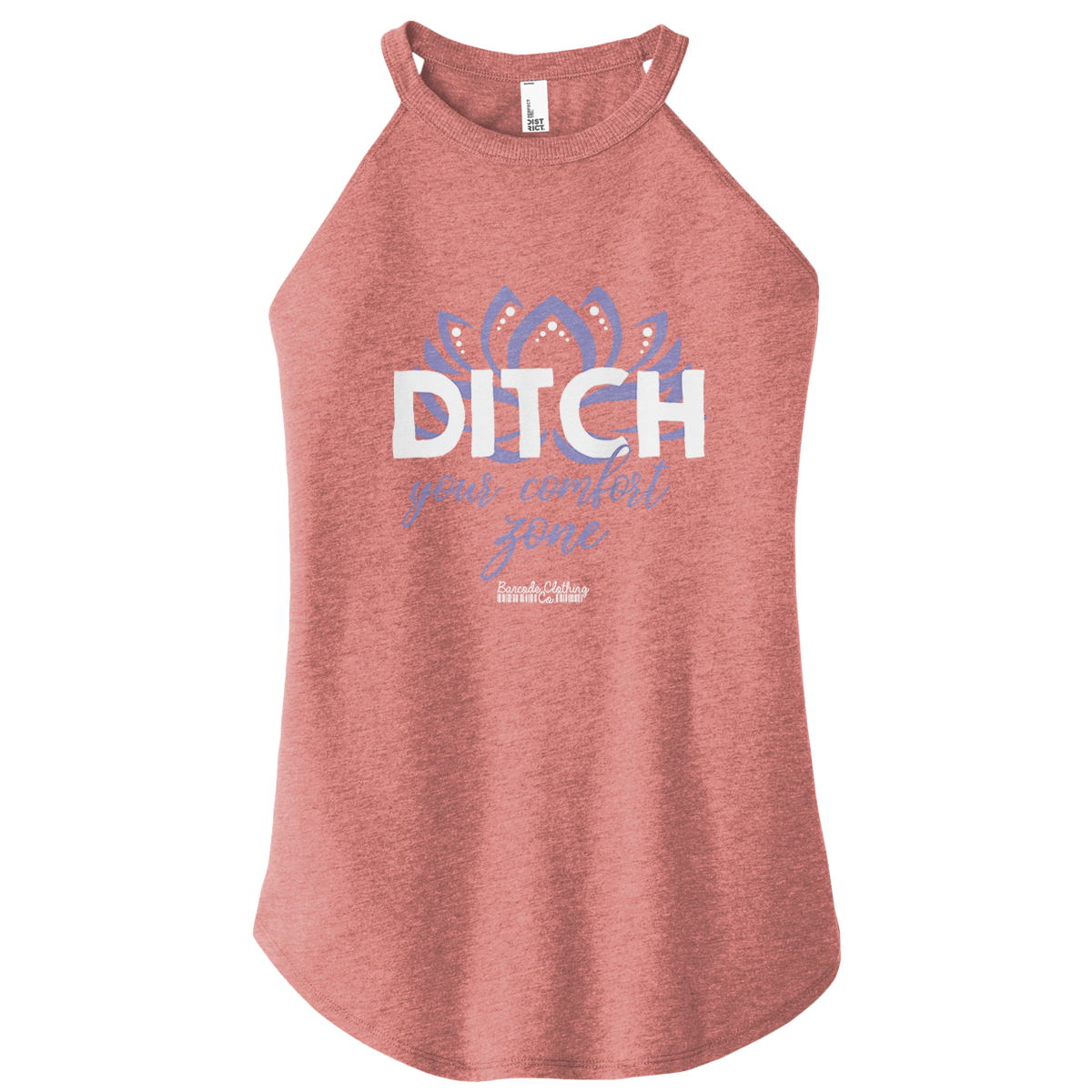 Ditch Comfort Zone Color Rocker Tank