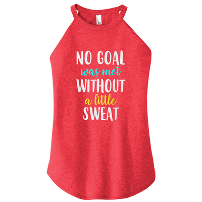 No Goal Was Met Color Rocker Tank