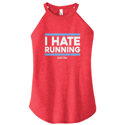 I Hate Running Color Rocker Tank