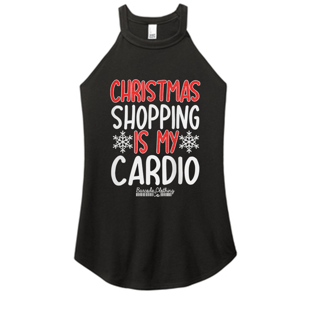 Christmas Is My Cardio Color Rocker Tank