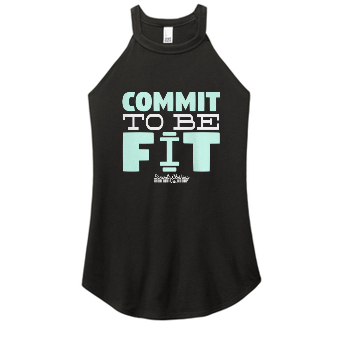 Commit To Be Fit Color Rocker Tank