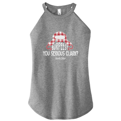 Burpees Clark Color Rocker Tank