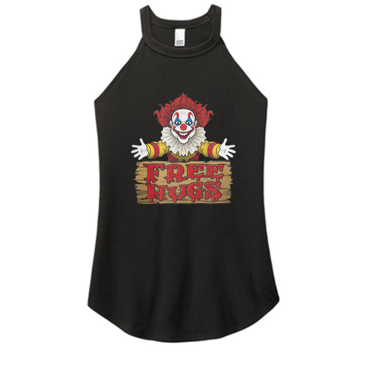 Free Hugs Color Rocker Tank