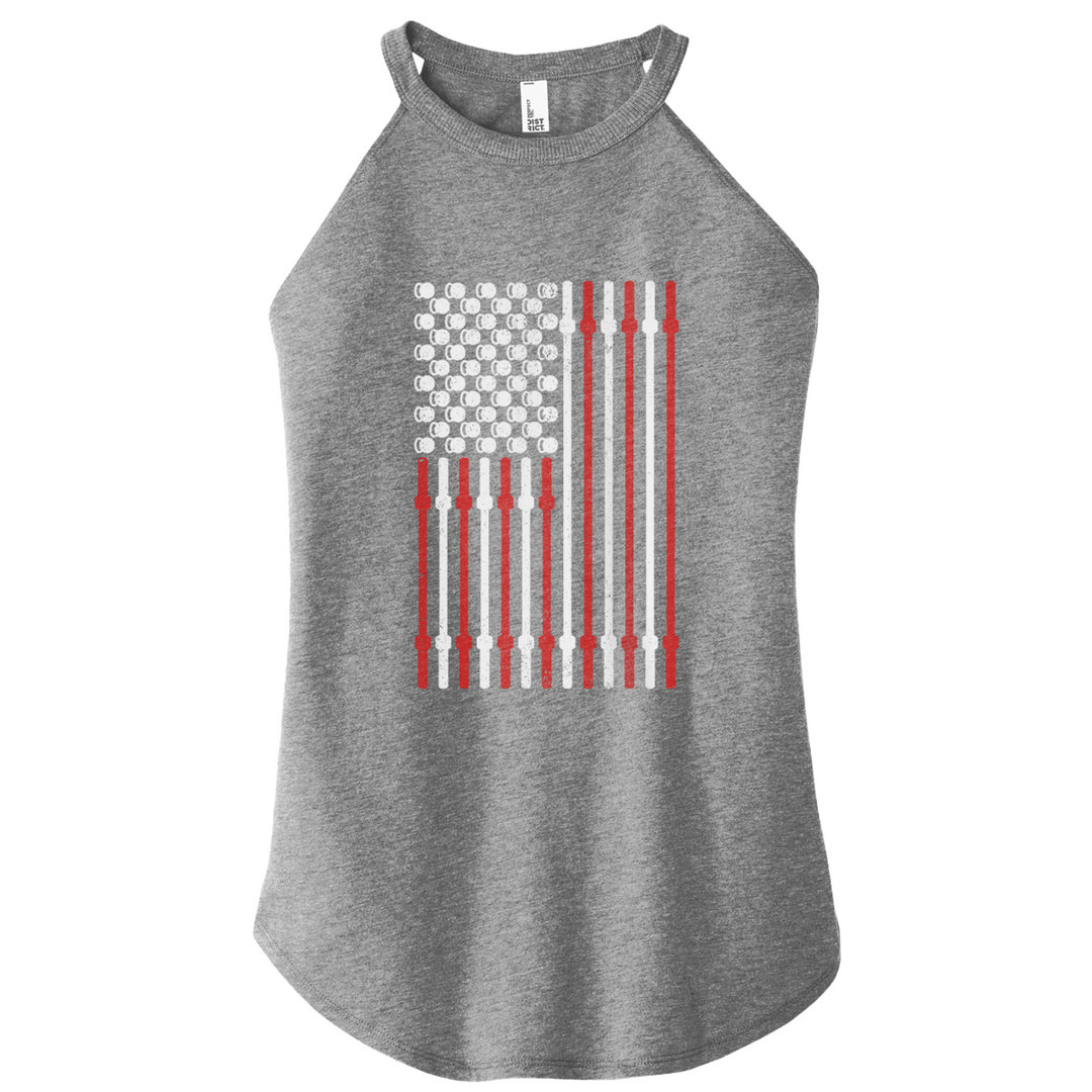 USA Barbell Flag Color Rocker Tank – Barcode Clothing Co