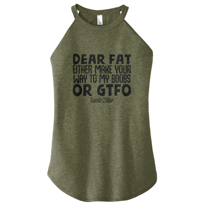 Dear Fat GTFO Rocker Tank
