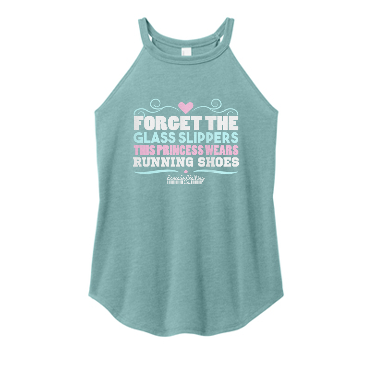 Forget The Glass Slippers Color Rocker Tank