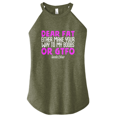 Dear Fat GTFO Color Rocker Tank