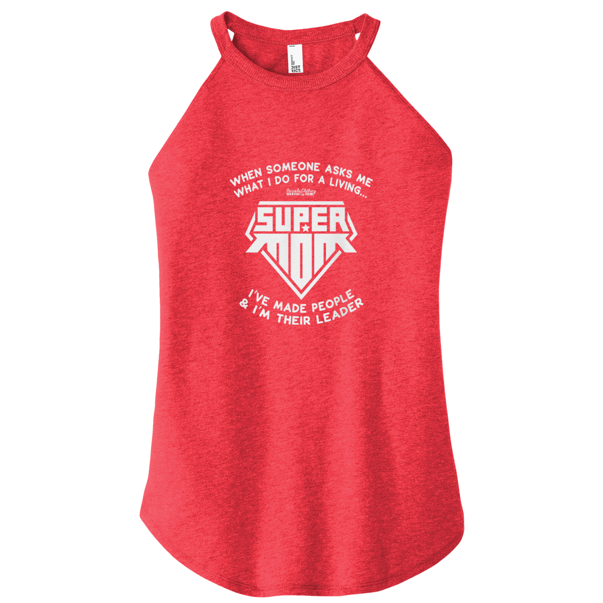 Super Mom Color Rocker Tank