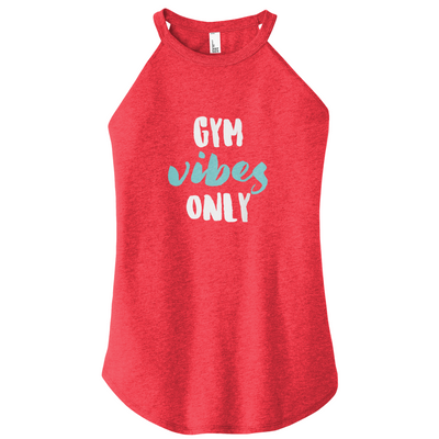 Gym Vibes Only Color Rocker Tank