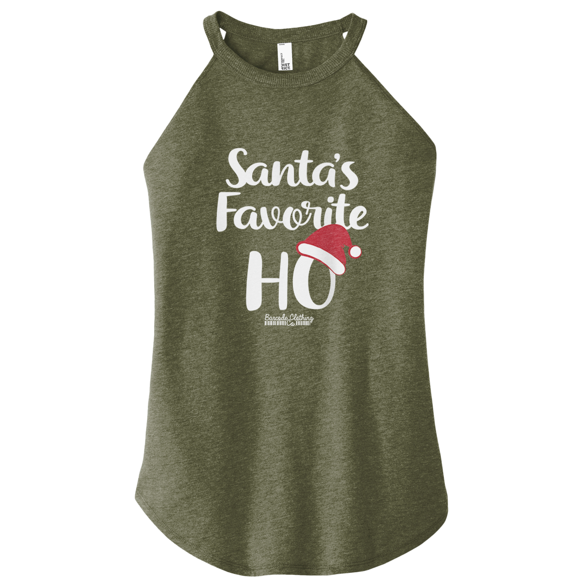 Santa's Favorite Ho Color Rocker Tank