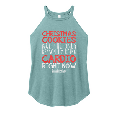 Christmas Cookies Are The Only Reason Color Rocker Tank
