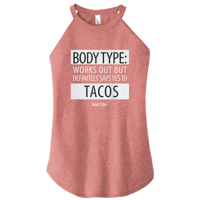 Body Type Tacos Color Rocker Tank