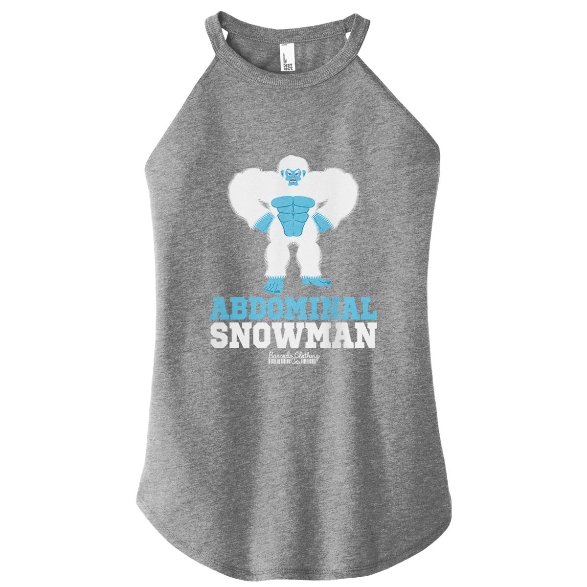Abdominal Snowman Color Rocker Tank