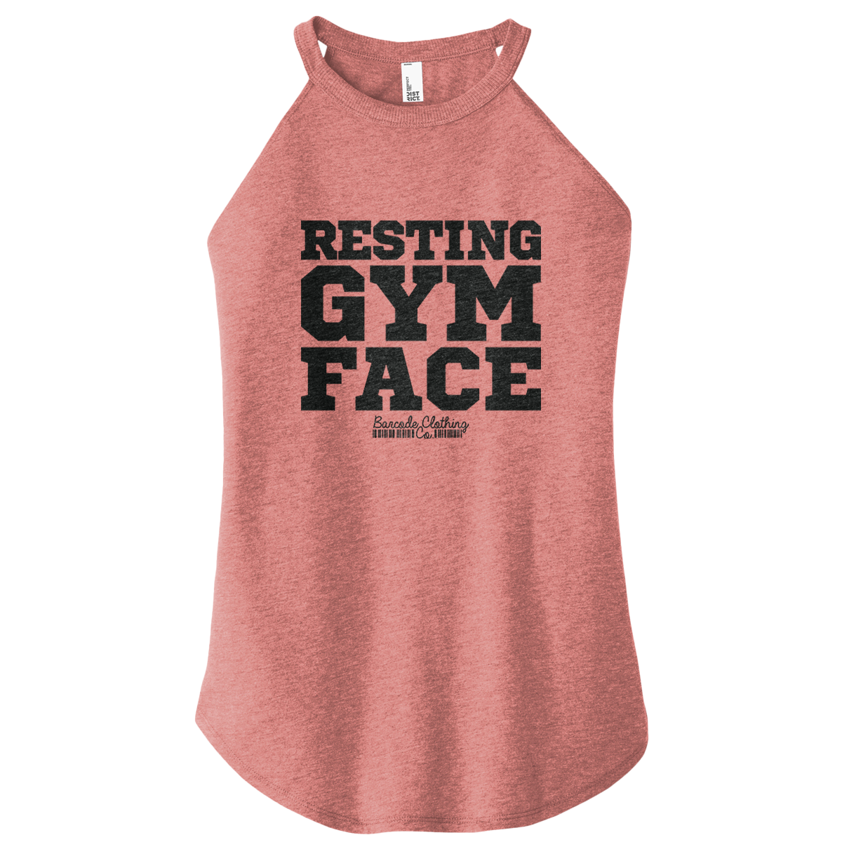 Resting Gym Face Rocker Tank – Barcode Clothing Co
