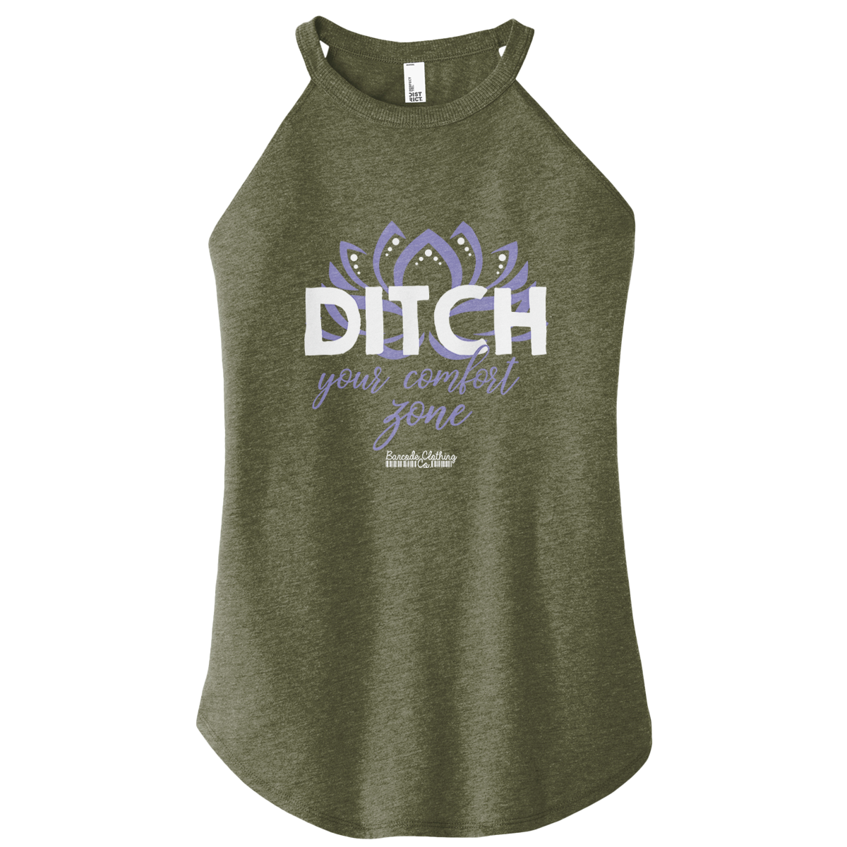 Ditch Comfort Zone Color Rocker Tank