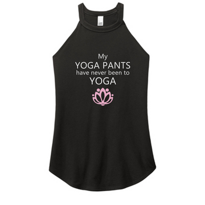 Never Been To Yoga Color Rocker Tank