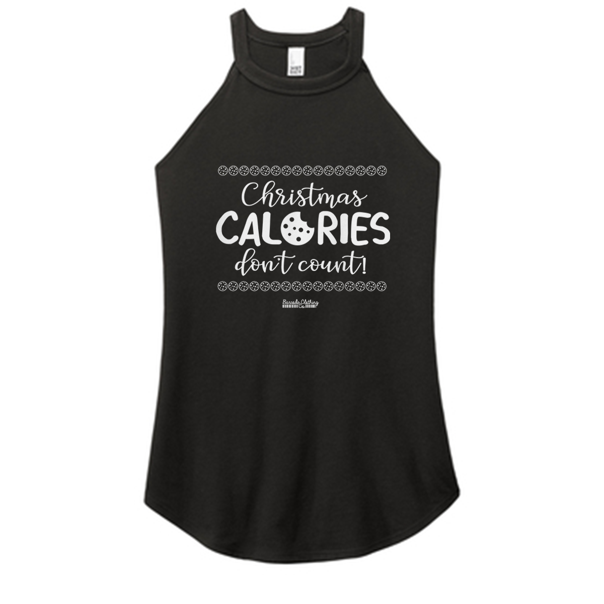 Christmas Calories Color Rocker Tank