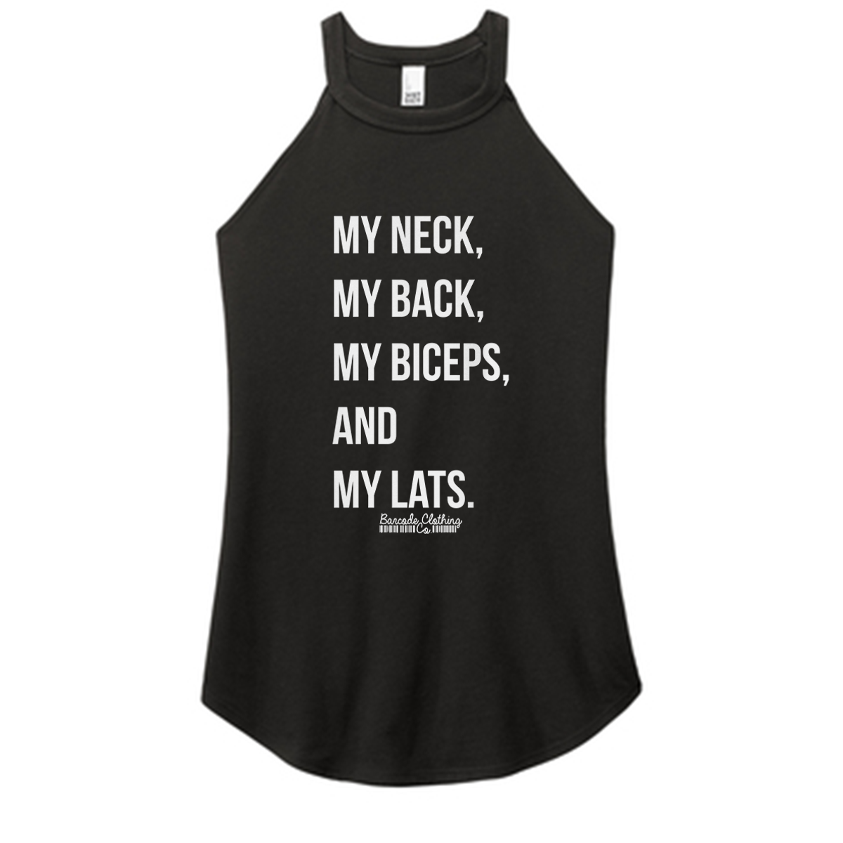 My Neck My Back My Biceps Color Rocker Tank