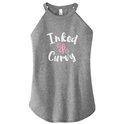 Inked & Curvy Color Rocker Tank