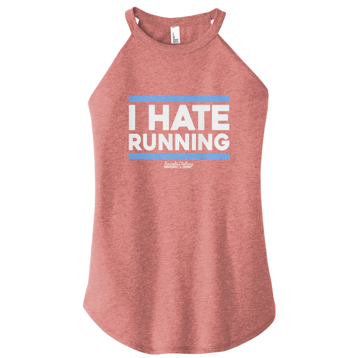 I Hate Running Color Rocker Tank